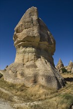 Sword Valley rock formation. The valley got its name because of the appearance of sharpness to the