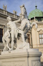 Statue of a horse tamer outside the Belvedere Palace. Photo: Bennett Dean