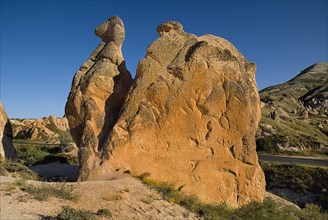 The Camel rock formation in Devrent Valley also known as Imaginery Valley or Pink Valley. Photo: