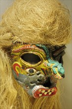 Mexico, Bajio, Zacatecas, Devil mask in the Museo Rafael Coronel. 
Photo : Nick Bonetti