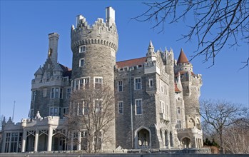Canada, Ontario, Toronto, Casa Loma mansion built between 1911 and 1914 is now a museum and popular