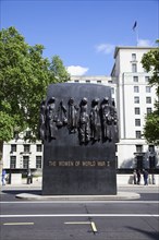 England, London, Westminster Whitehall Memorial for the Women of World War Two. 
Photo : Stephen