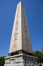 Turkey, Istanbul, Sultanahmet The Roman Hippodrome in At Meydani with Egyptian Obelisk with