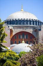Turkey, Istanbul, Sultanahmet Haghia Sophia central dome of the former Byzantine Church and later