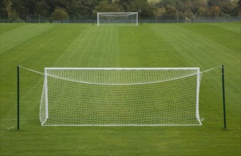 Sport, Football, Soccer, Empty practice pitches. 
Photo : Stephen Rafferty