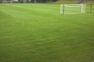 Sport, Football, Soccer, Empty practice pitches. 
Photo : Stephen Rafferty