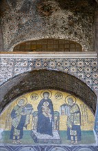 Turkey, Istanbul, Sultanahmet Haghia Sophia Mosaic of The Virgin Mary holding the Infant Jesus