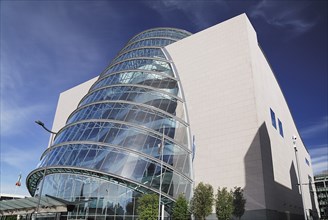 Ireland, County Dublin, Dublin City, North Wall Quay CCD convention centre designed by architect