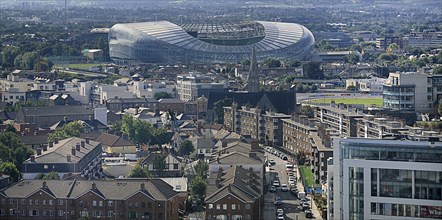 Ireland, County Dublin, Dublin City, Dublin City View of the Aviva football stadium Lansdowne Road