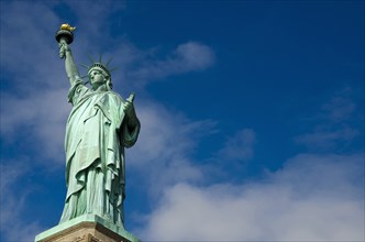 USA, New York, New York, Liberty Island the Statue of Liberty. 
Photo : Jon Burbank