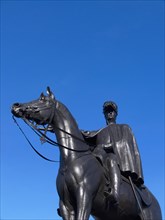 England, Hampshire, Aldershot, Close up detail of statue of Lord Wellington. 
Photo : Chris Penn