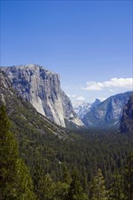 USA, California, Yosemite, Tunnel View from Inspiration Point. 
Photo : Chris Penn