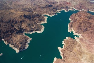 USA, Arizona, Lake Mead, Aerial view. 
Photo : Chris Penn