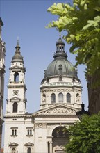 The 96m Dome of St Stephen's Basilica in central Pest.