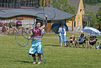Blackfoot Arts & Heritage Festival to celebrate Parks Canada's centennial Hoop dancerfrom the Samson Cree Nation