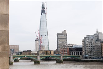 London Bridge Quarter Construction of the Shard building designed by Renzo Piano