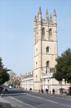 Magdalen Great Tower is a bell tower and is one of the oldest parts of Magdalen College Construction began in 1492.
