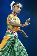 The Gotipuas from Orissa interpret the traditional Gotipuan dance in which young boys danced dressed as females.