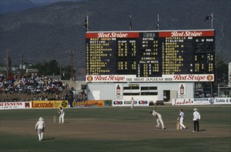 West Indies, Jamaica, Kingston, West Indies V Australia test series at Sabina Park cricket grounds.