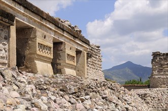 Mexico, Oaxaca, Mitla , Archaeological site Templo de las Columnas. Photo : Nick Bonetti