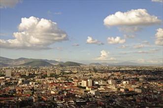 Mexico, Federal District, Mexico City, View across the city from Torre Latinoamericana. Photo :