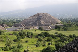 Mexico, Anahuac, Teotihuacan, Pyramid de la Luna.. Photo : Nick Bonetti
