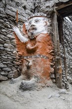 Nepal, Upper Mustang, Kagbeni, Village idol with erect penis. Photo : Sergey Orlov