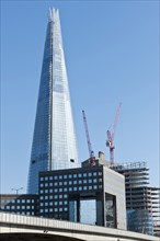 England, London, The Shard London Bridge. The Shard was opened in 2012 and is the tallest building
