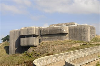 France, Brittany, Pointe du Petit-Minou, WW2 German fortification at the Pointe du Petit-Minou at