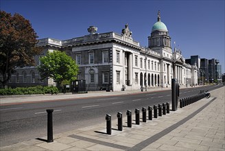 Ireland, County Dublin, Dublin City, Custom House general view of the faade with Irish financial