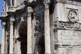 Italy, Lazio, Rome, Arch of Constantine. Photo : Bennett Dean