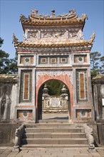 Vietnam, Hue, Cong Gate at the tomb of Emperor Tu Duc. Photo : Mel Longhurst