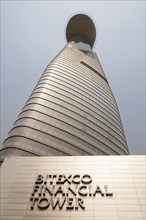 Vietnam, Ho Chi Minh City, Bitexco Financial Tower modern office block. Photo : Mel Longhurst