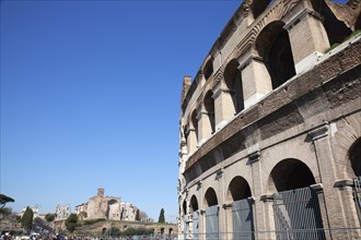 Italy, Lazio, Rome, View of the the ancient Roman Coliseum ruins. 
Photo Stephen Rafferty / Eye