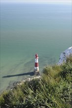 England, East Sussex , Eastbourne, Beachy Head Lighthouse.