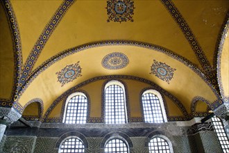 Turkey, Istanbul, Fatih, Sultanahmet, Haghia Sofia interior. . 
Photo Stephen Rafferty