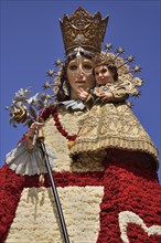 Spain, Valencia Province, Valencia, Statue of Virgen de los Desamparados, Our Lady of the Forsaken,