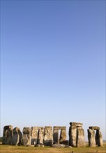England, Wiltshire, Stonehenge, Prehistoric ring of standing stones. . 
Photo Bennett Dean