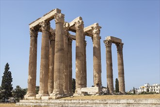 Greece, Attica, Athens, Temple of Olympian Zeus. 
Photo Mel Longhurst