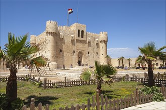 Egypt, Alexandria, Citadel of Qaitbay, also known as Fort of Qaitbay. 
Photo Mel Longhurst