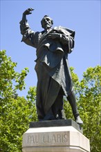 Spain, Catalonia, Barcelona, Statue of Pau Claris.