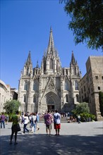 Spain, Catalonia, Barcelona, Cathedral.