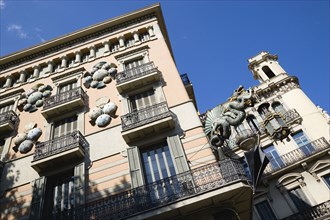 Spain, Catalonia, Barcelona, Placa de la Boqueria.