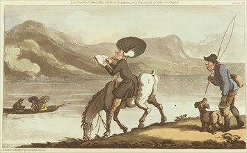 Rowlandson, Dr. Syntax Sketching the Lake