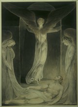 Blake, Angels Rolling Away the Stone from the Sepulchre