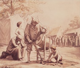 Daumier, The Mountebanks