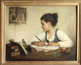 Browne, A Girl Writing