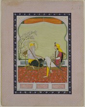 Maharaja Ranjit Singh and disciple