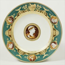 Julius Caesar; dessert plate from the Austrian Service; 1820; Wellington Museum.