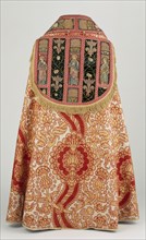 COPE and HOOD with orphreys.A.W.N. Pugin. for St Augustines Ramsgate, c. 1845-50.Back view.